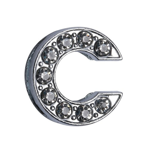 10MM Charm Bling Rhinestones Buckle DIY Slide