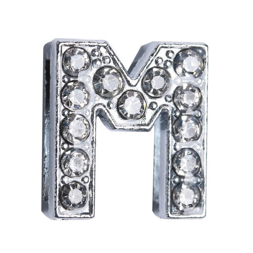 10MM Charm Bling Rhinestones Buckle DIY Slide