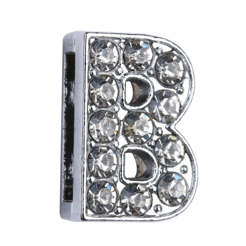 10MM Charm Bling Rhinestones Buckle DIY Slide