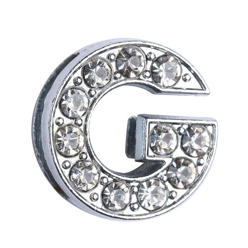 10MM Charm Bling Rhinestones Buckle DIY Slide