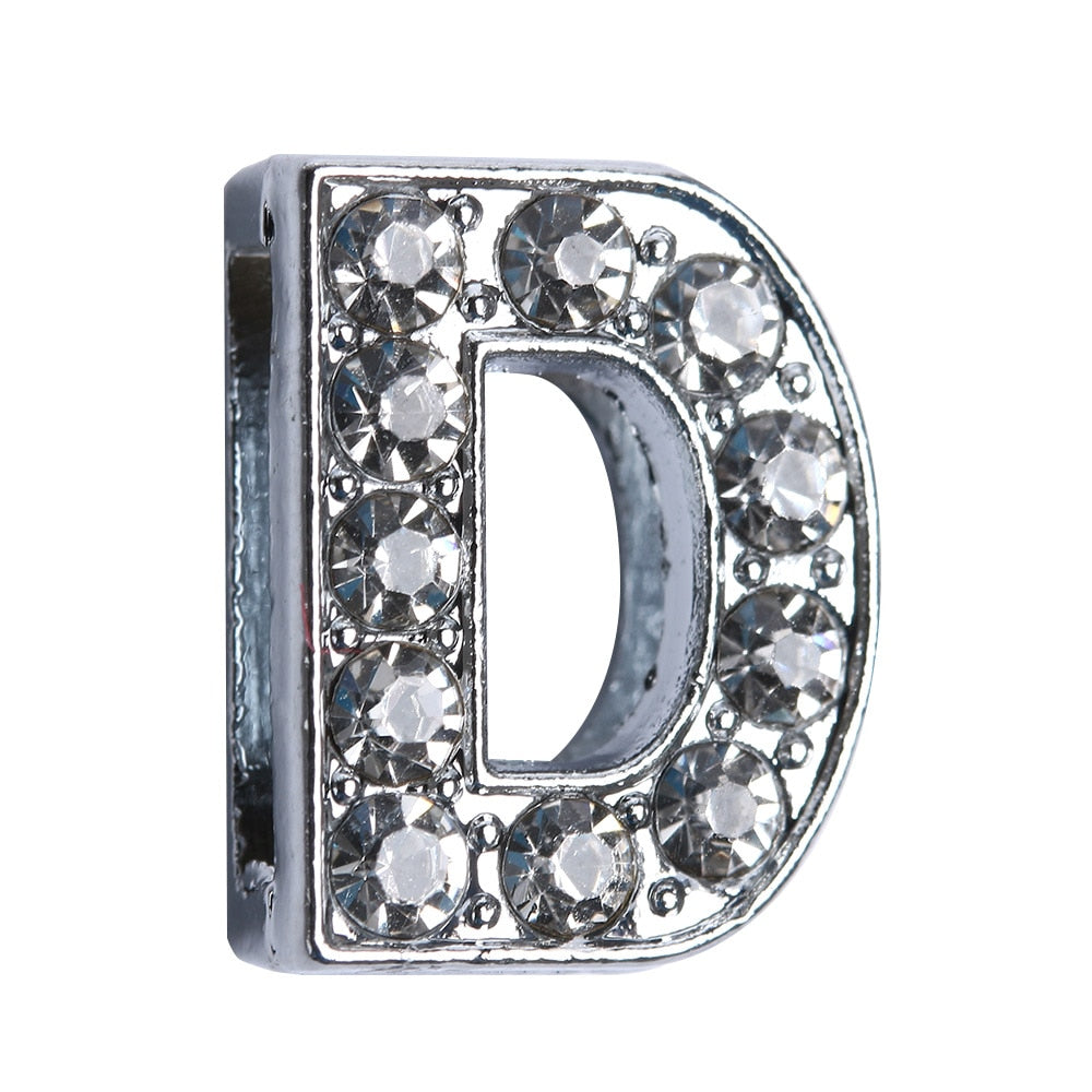 10MM Charm Bling Rhinestones Buckle DIY Slide