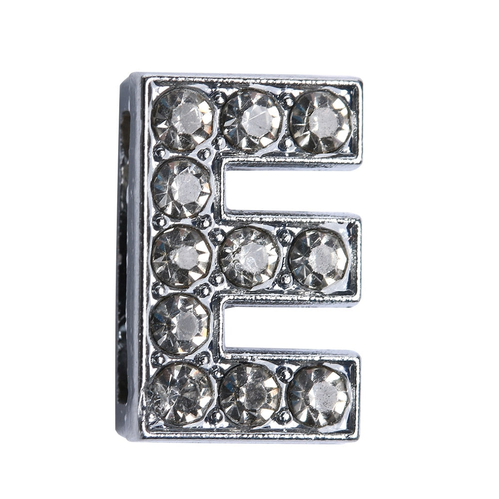 10MM Charm Bling Rhinestones Buckle DIY Slide