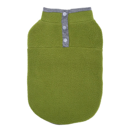 Fleece Dog Clothes For Small Dogs Spring Autumn Warm Puppy Cats Vest