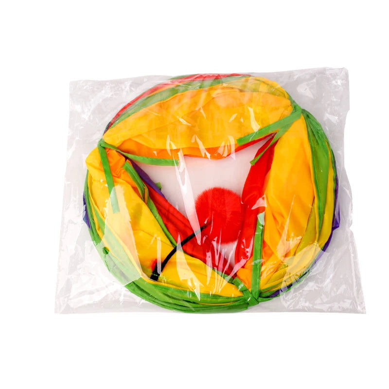 Cat Tunnel Pet Tube Collapsible Play Toy Indoor Outdoor Kitty Puppy
