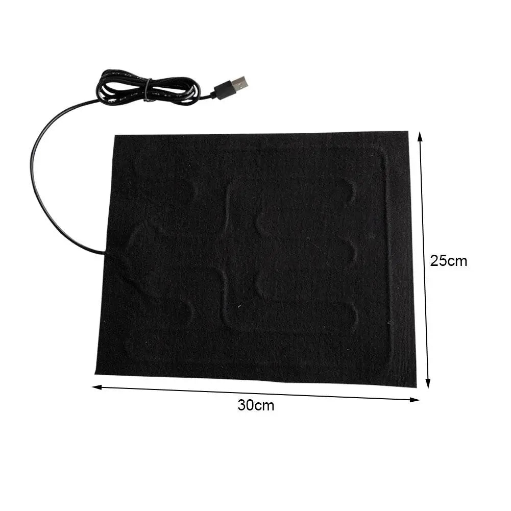 USB Folding Heated Seat Cushion Dog /Cat Winter Electric Warming Mat