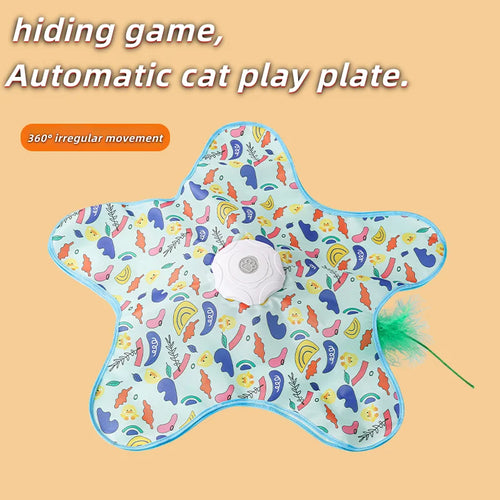Electric cat turntable pet toy self-stimulating and relieving boredom