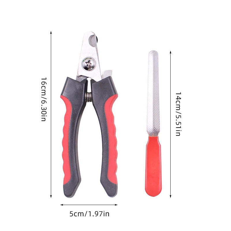 Pet Nail Clippers Professional Dog Cat Nail Trimmer Labor Saving