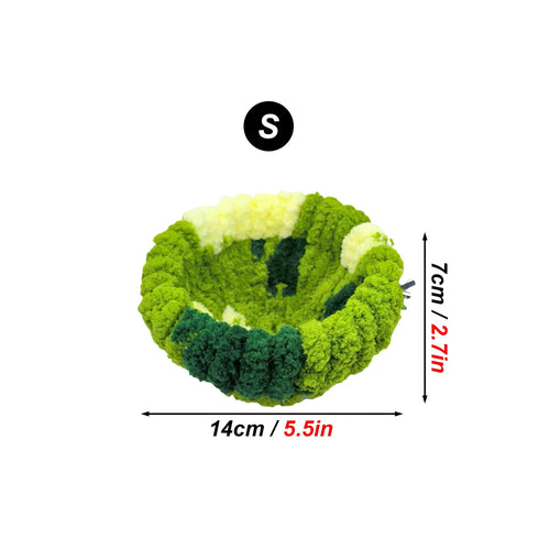 Autumn Winter Warm Cozy Bird Nest Plush Parrot Round Sleeping Bed