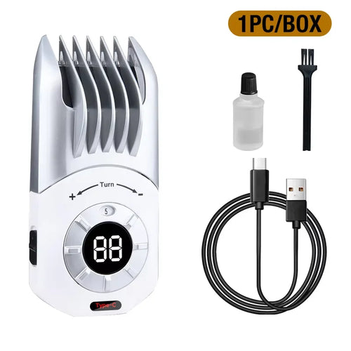 All metal blade men's hair clippers, electric push clippers, household