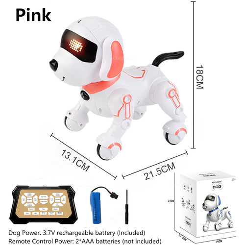 RC Robot Dog Electronic Stunt Pet Interactive Touch Programmable Smart