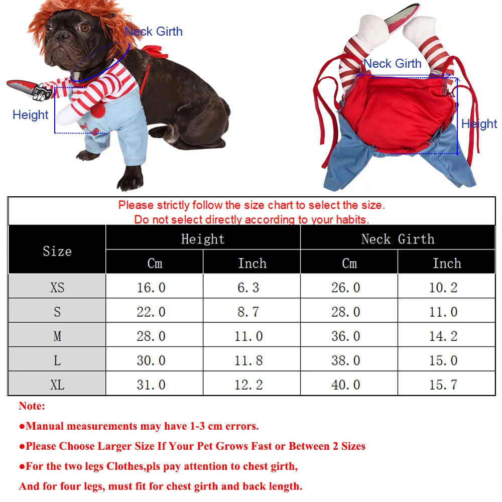 Funny Cat Clothes Halloween Cosplay Costumes For Small Medium Dog Cats