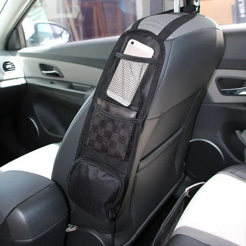 Car Backseat Organizer with Tablet Holder - Multi-Pocket Storage &