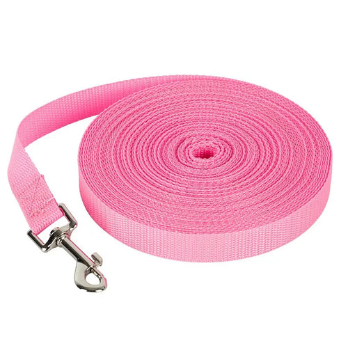 Nylon Extra Long Pet Leash Durable Dog Lead For Dog Recall Training