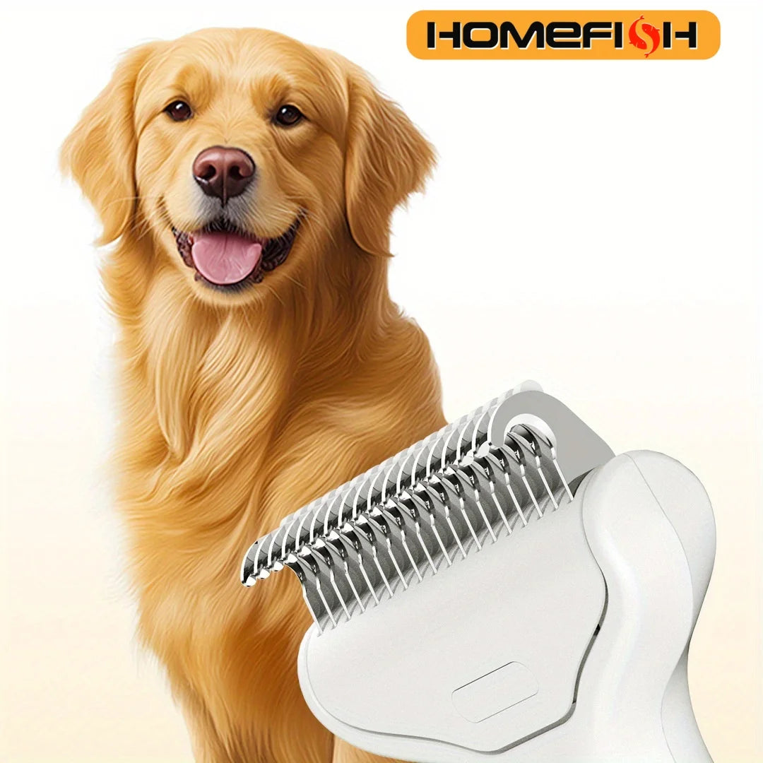 1PC Floating Stainless Steel Dog Hair Removal Brush for Long Hair