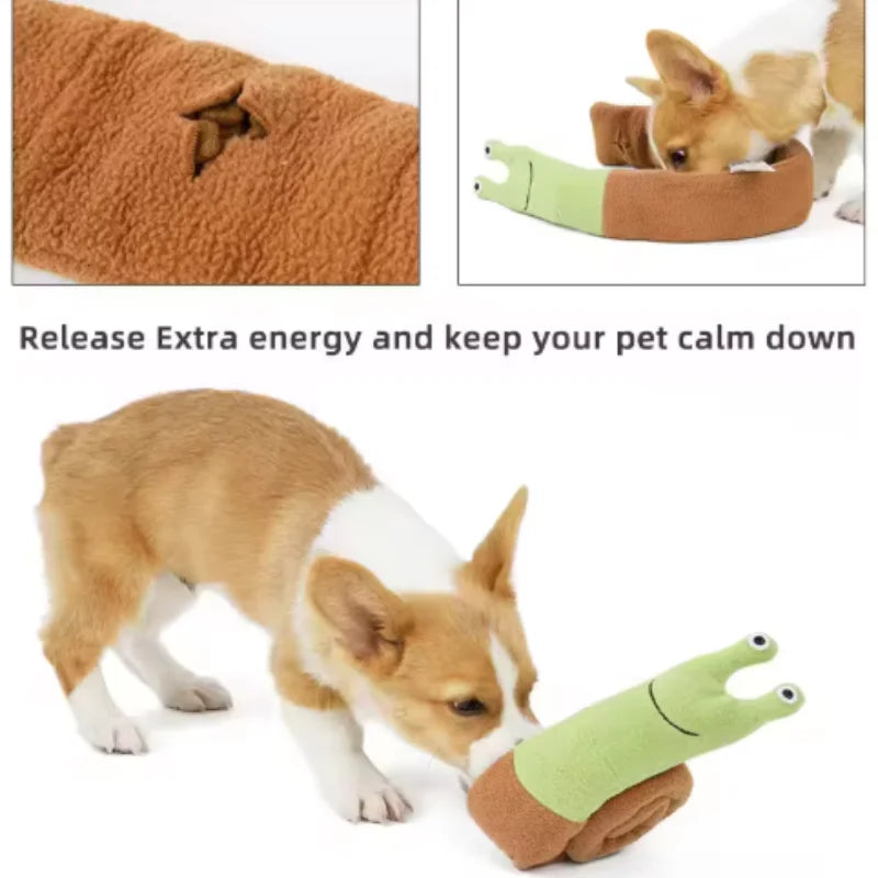 Snail Shaped Pet Toys for Dogs And Cats Odor Hiding Training Puzzles