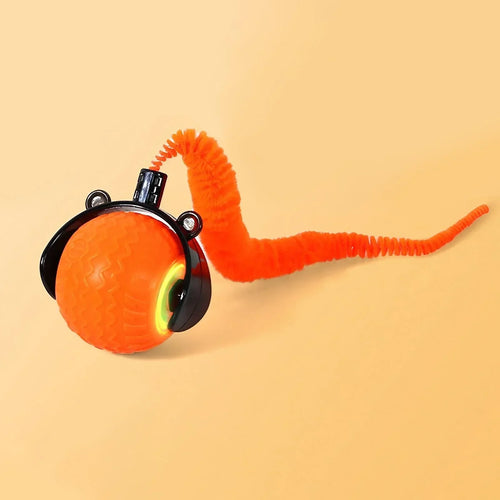 Automatic Rotating Smart LED Interactive Cat Teasing Ball Obstacle