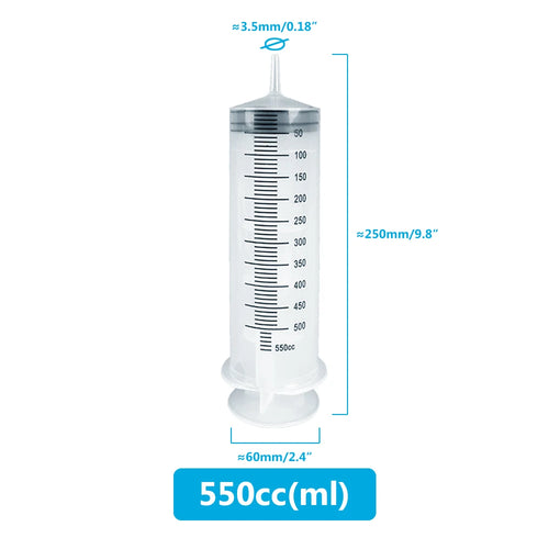 Multifunction 100ml-550ml Syringe Large Capacity With 100cm Hose Pump
