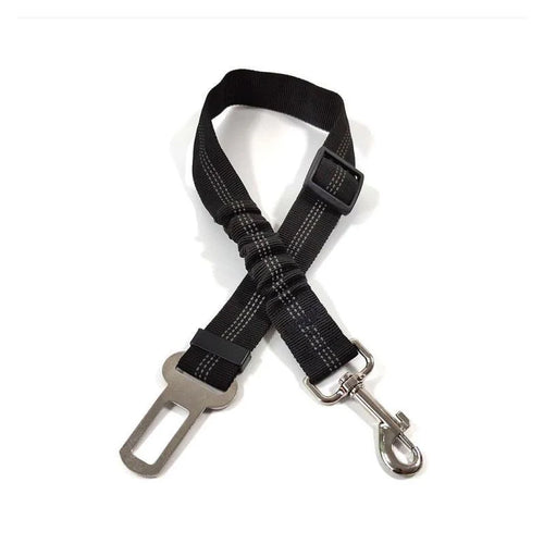 Pet Dog Seat Belt Adjustable Harnesses Lead Restraint Nylon Elastic
