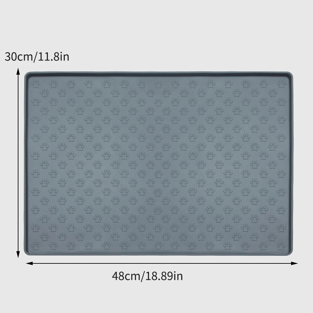 Pet Placemat Nonspill Easy to Clean Foldable Cat and Dog Feeding Mat