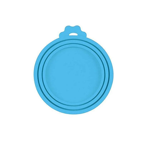 Reusable 3 In 1 Pet Food Can Silicone Cover Dogs Cats Storage Tin Cap