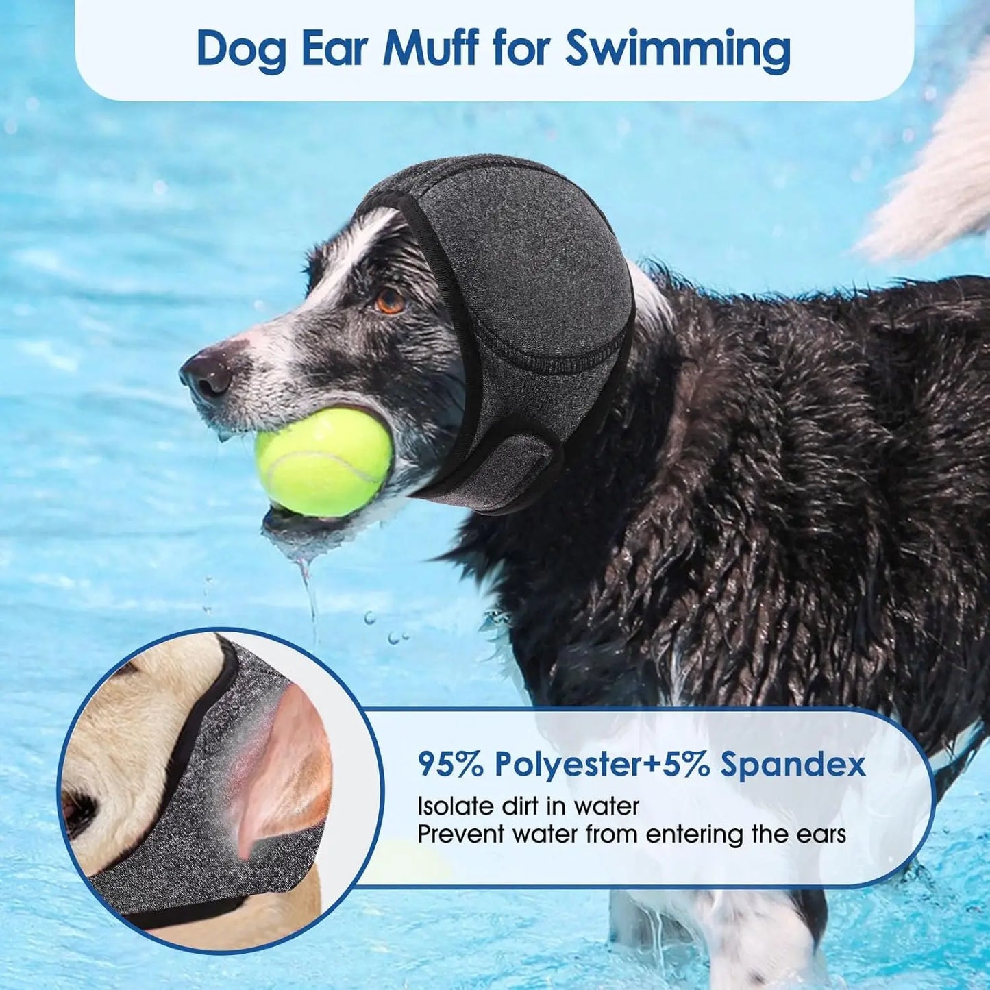 Anti Anxiety Dog Ear Muffs Hood Cover Noise Cancelling for Pets