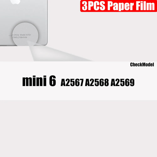 3Pcs Paper Feel Like Screen Protector For ipad 9th Generation 8 7 6