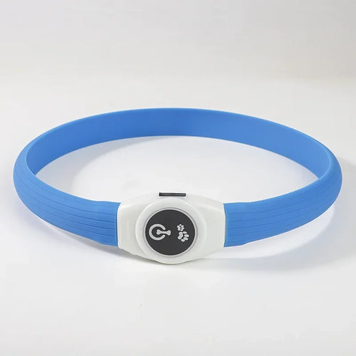 New Led Luminous Dog Collar PVC Waterproof , For Large Medium Small