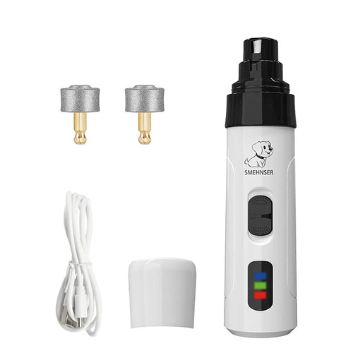 Electric Pet Nail Clipper USB Charging Dog Nail Grinder Portable Puppy