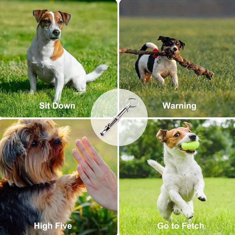 1/2Pcs Dog Whistle To Stop Barking, Adjustable Sound Pitch Dog Whistle