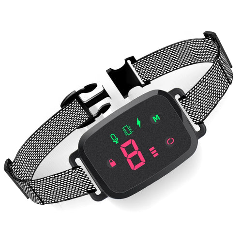 Smart Automatic Anti Barking Dog Collar HD Digital Display IP67