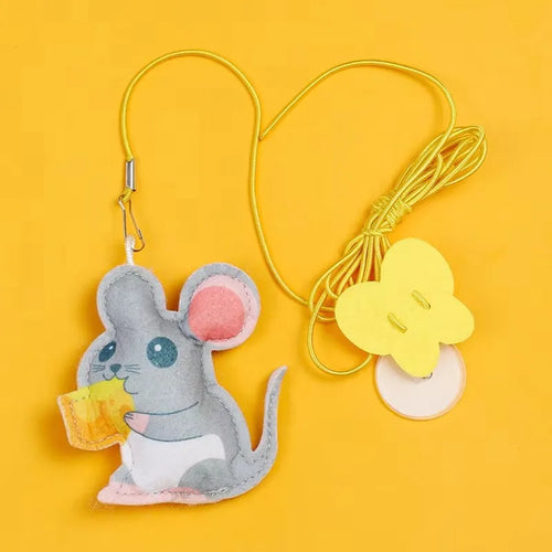 1PC Cat Hanging Cat Toy Hanging Door Elastic Rope Cat Stick Feather