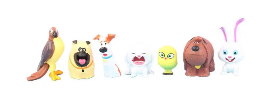 14 pcs Secret Pets PVC Rabbit Snowball Gidget Mel Dog Max Duke Cat