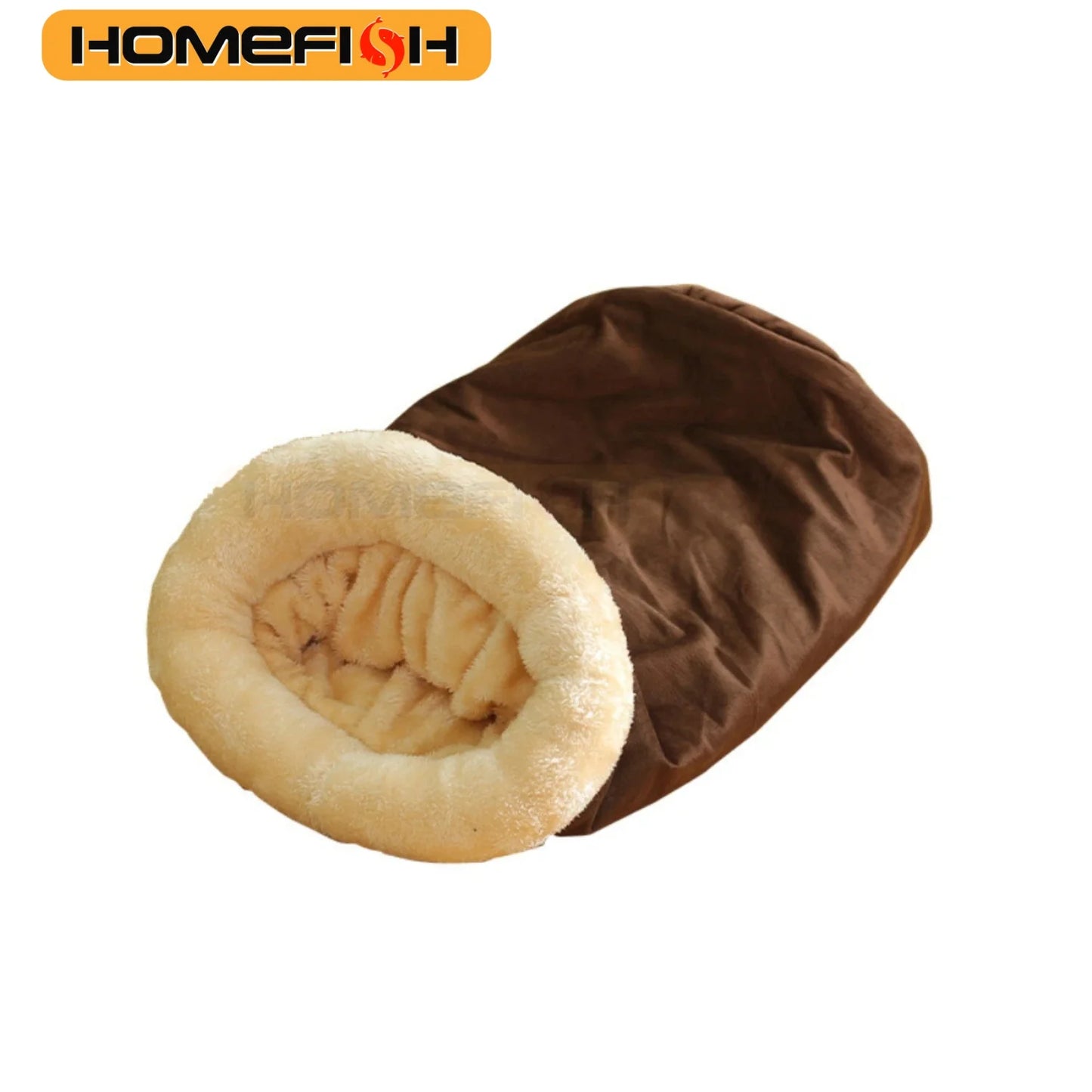 Autumn and Winter Cat Sleeping Bag Semi-enclosed Cat Nest Warm Small