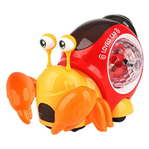 Crawling Crab Baby Toys With Music Light Up Interactive Musical Toys
