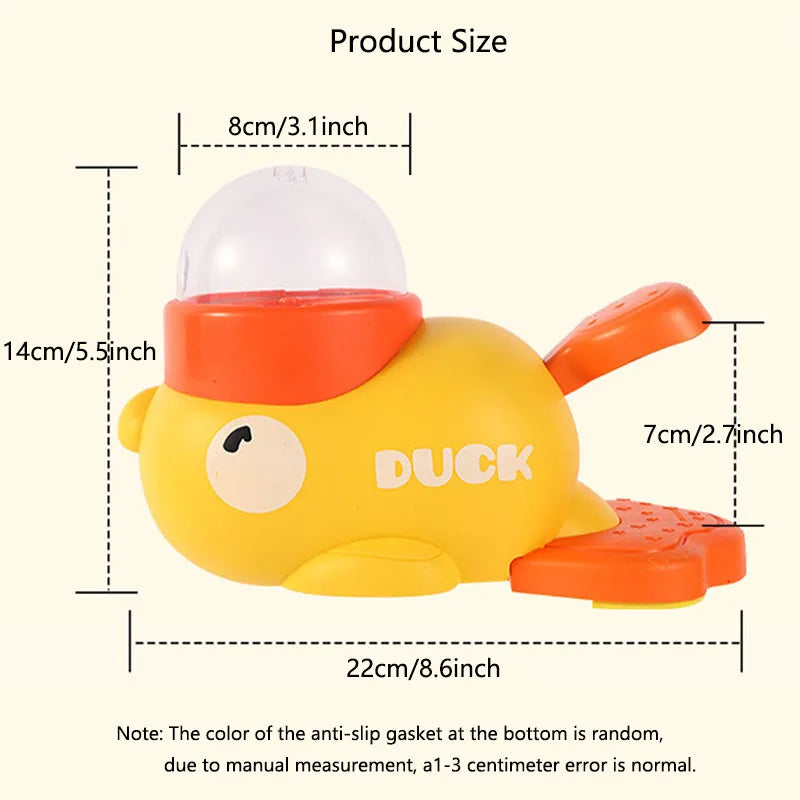 Little yellow duck pet leaking device pet interactive toys educational
