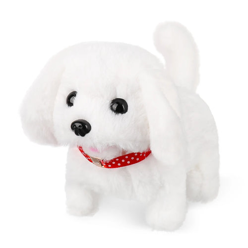 1Pc Electric Plush Simulation Dog Teddy Puppy Walking Sound Nodding