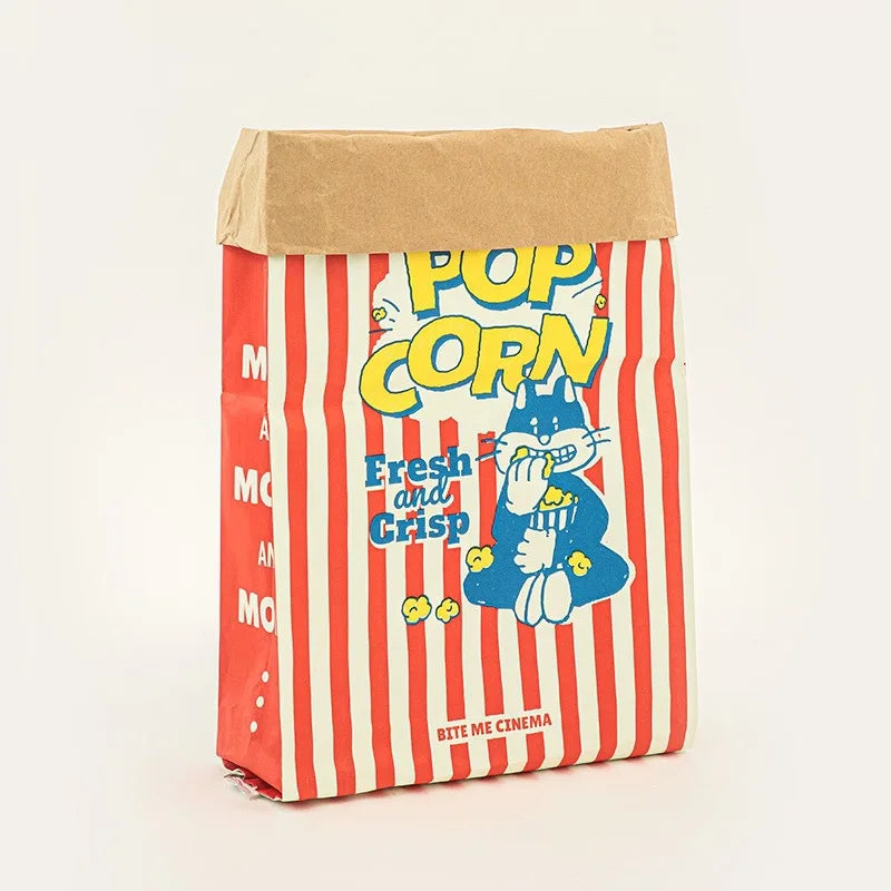 Creative Cute Hidden Food Pet Cat and Dog Kraft Paper Popcorn Paper