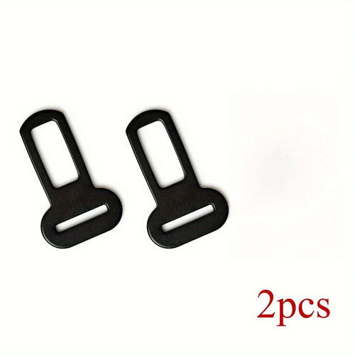 2/4 Pet Seat Belt Adapters - Car Metal Clips for Pet Leashes,