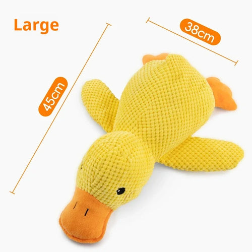 Dog Toy Plush Companion Sleeping Duck Bite Resistant Teeth Grinding