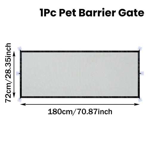 Pet Dog Barrier Fences With 6pcs Hook Pet Isolated Network Stairs Gate