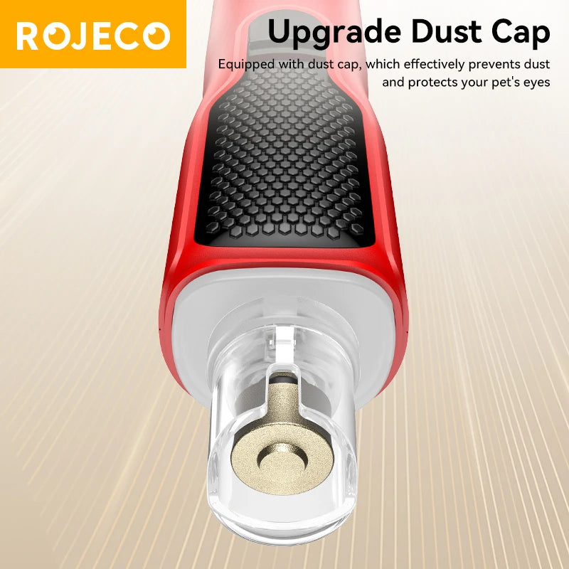 ROJECO Pet Electric Nail Grinder Rechargeable Dog Paw Grooming Nail