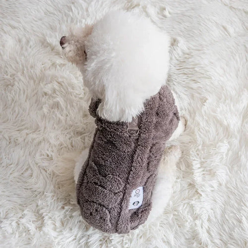 Soft Fleece Dog Clothes Winter Warm Puppy Kitten Pullover Pet Clothes