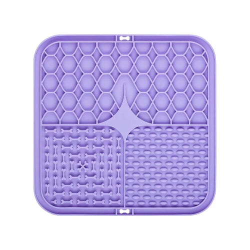 Pet Lick Silicone Mat Dogs Pet Slow Food Plate for Dog Bathing
