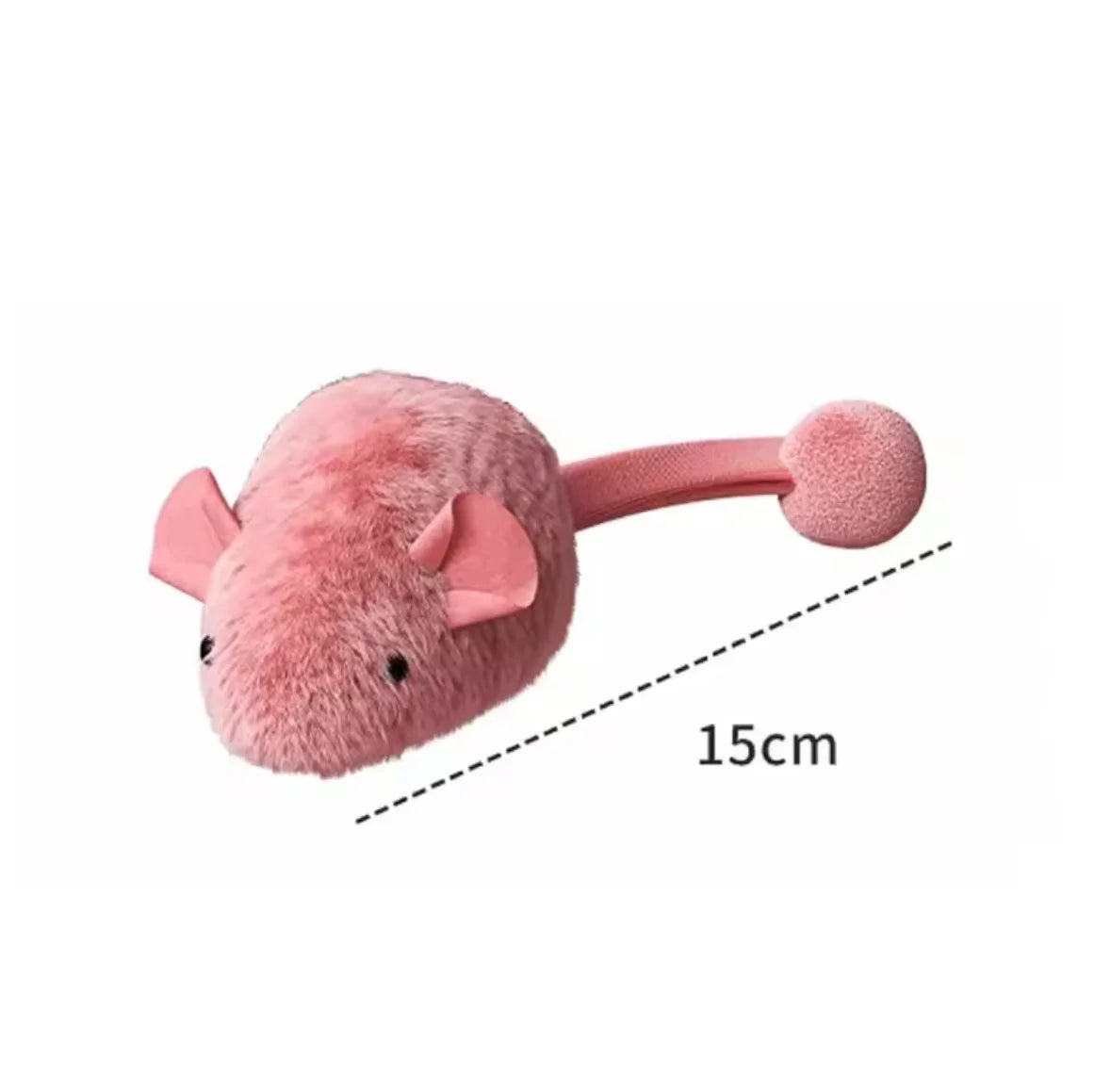 Interactive Plush Mouse Cat Toys Simulation Mice Kitten Self-Playing