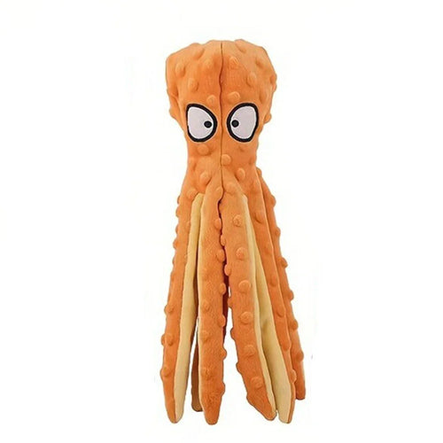 Dog Vocal Toys Octopus Non-stuffed Soft Plush Toy Puppy Educational