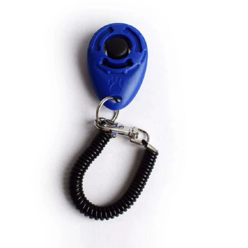 Dog Training Clicker Aid Adjustable WristStrap Sound Plastic Pet Cat