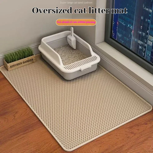 Cat Litter Mat 2-Layer Design Premium Sand Trapping Technology