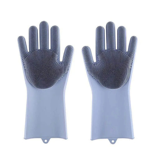 Pet Grooming Cleaning Gloves Dog Cat Bathing Shampoo Glove Scrubber