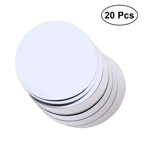 10/20pcs/ Set Silver Aluminum Foil Wine Pourer Disc Foldable Flexible