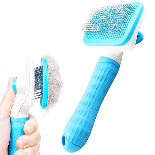 Self-cleaning Pet Hair Remove Comb Cat Slicker Brush Pet Hair Removal